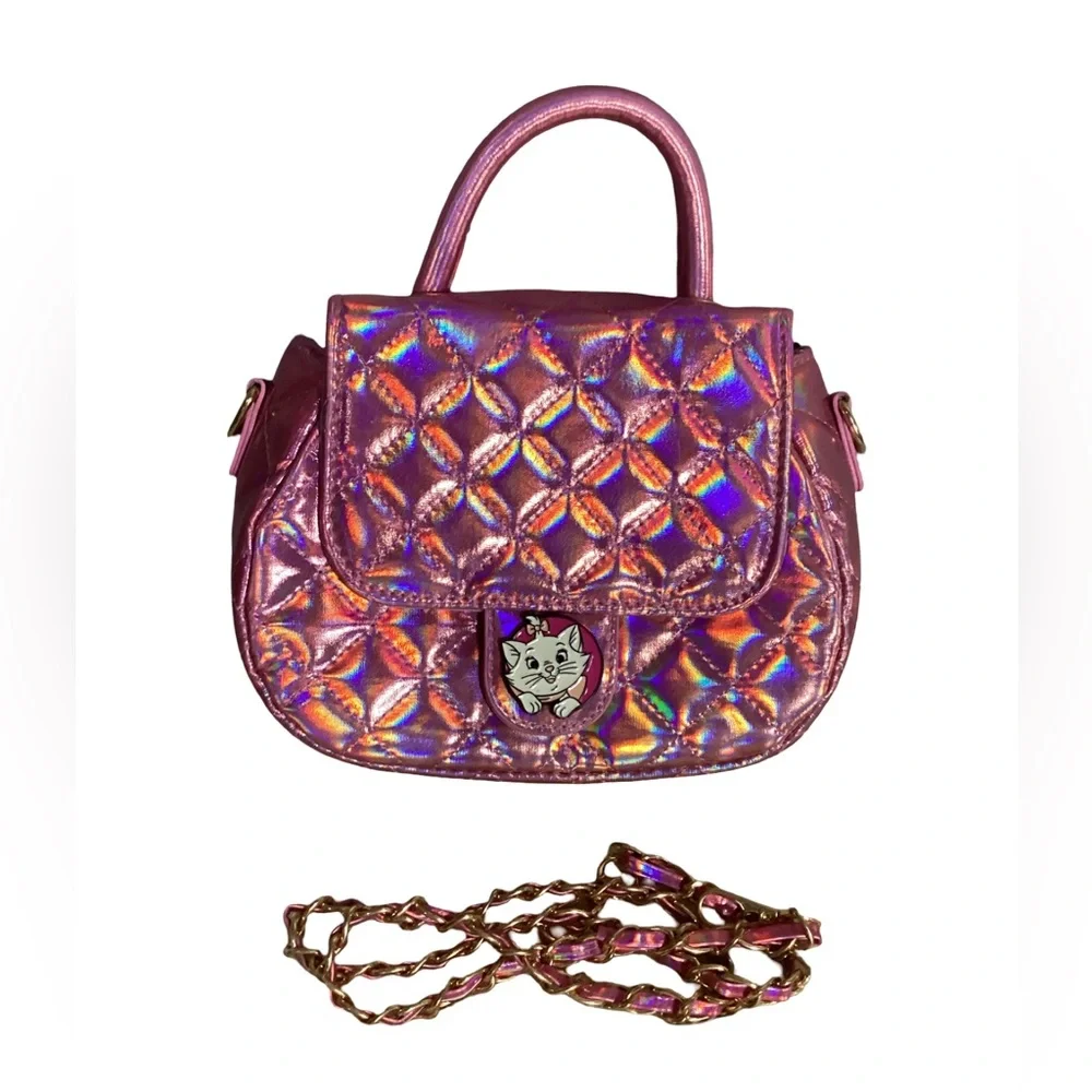 Disney Classics Marie The Aristocats Quilted Pink Kids Fast Forward Shoulder Bag